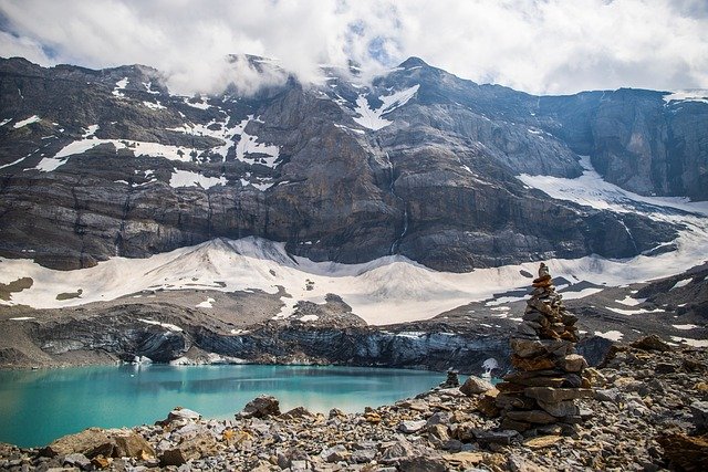 Gletscher in den Schweizer Alpen